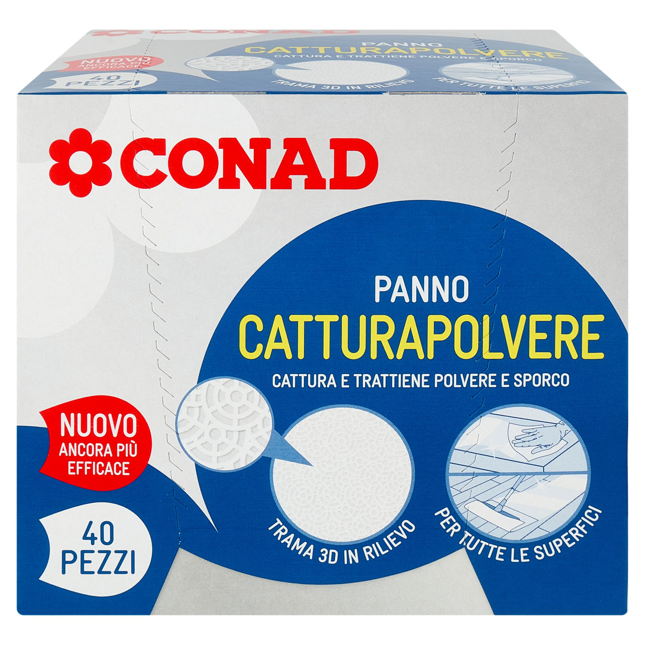 CONAD Panno Catturapolvere 40 pz
