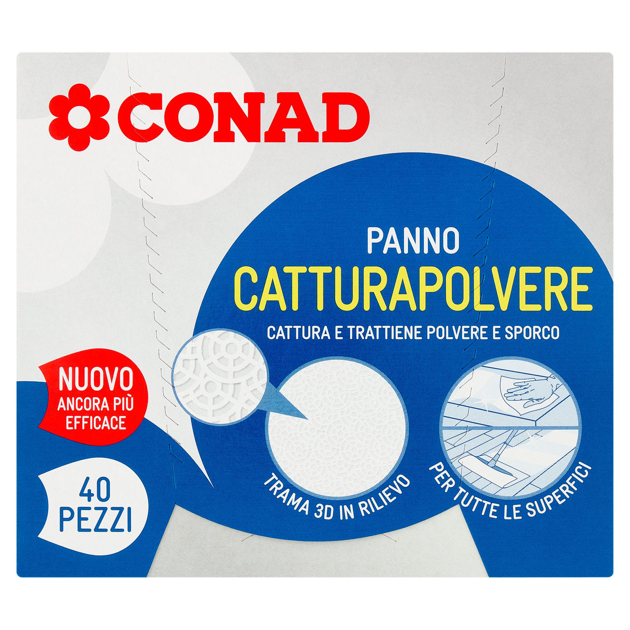 CONAD Panno Catturapolvere 40 pz