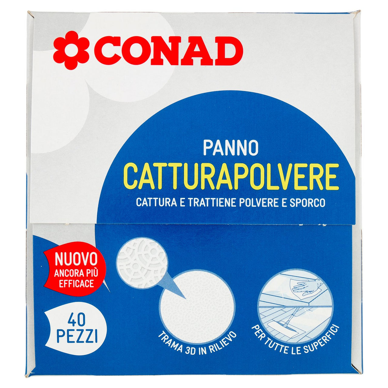 CONAD Panno Catturapolvere 40 pz