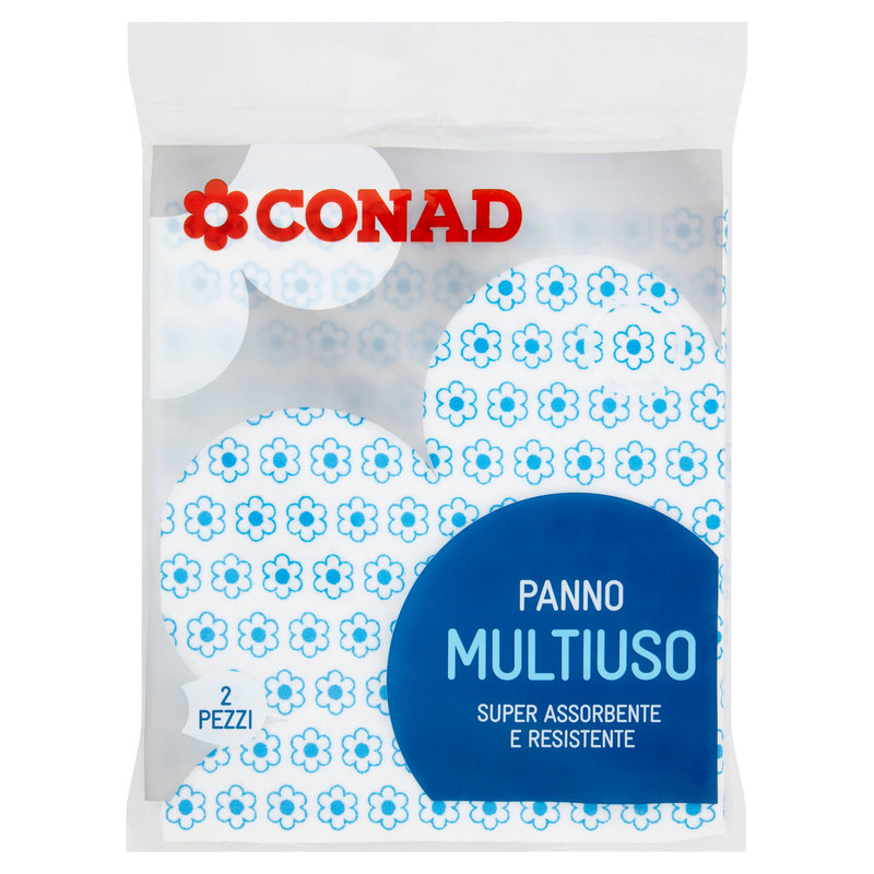 Panno multiuso 2 pz Conad in vendita online