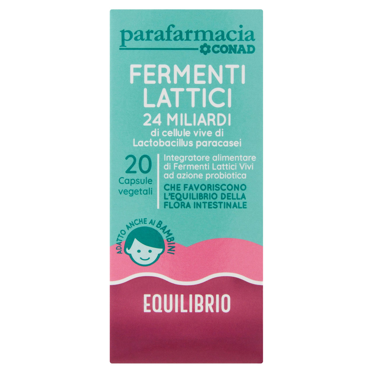 CONAD Parafarmacia Fermenti Lattici 20 Capsule vegetali 8,9 g