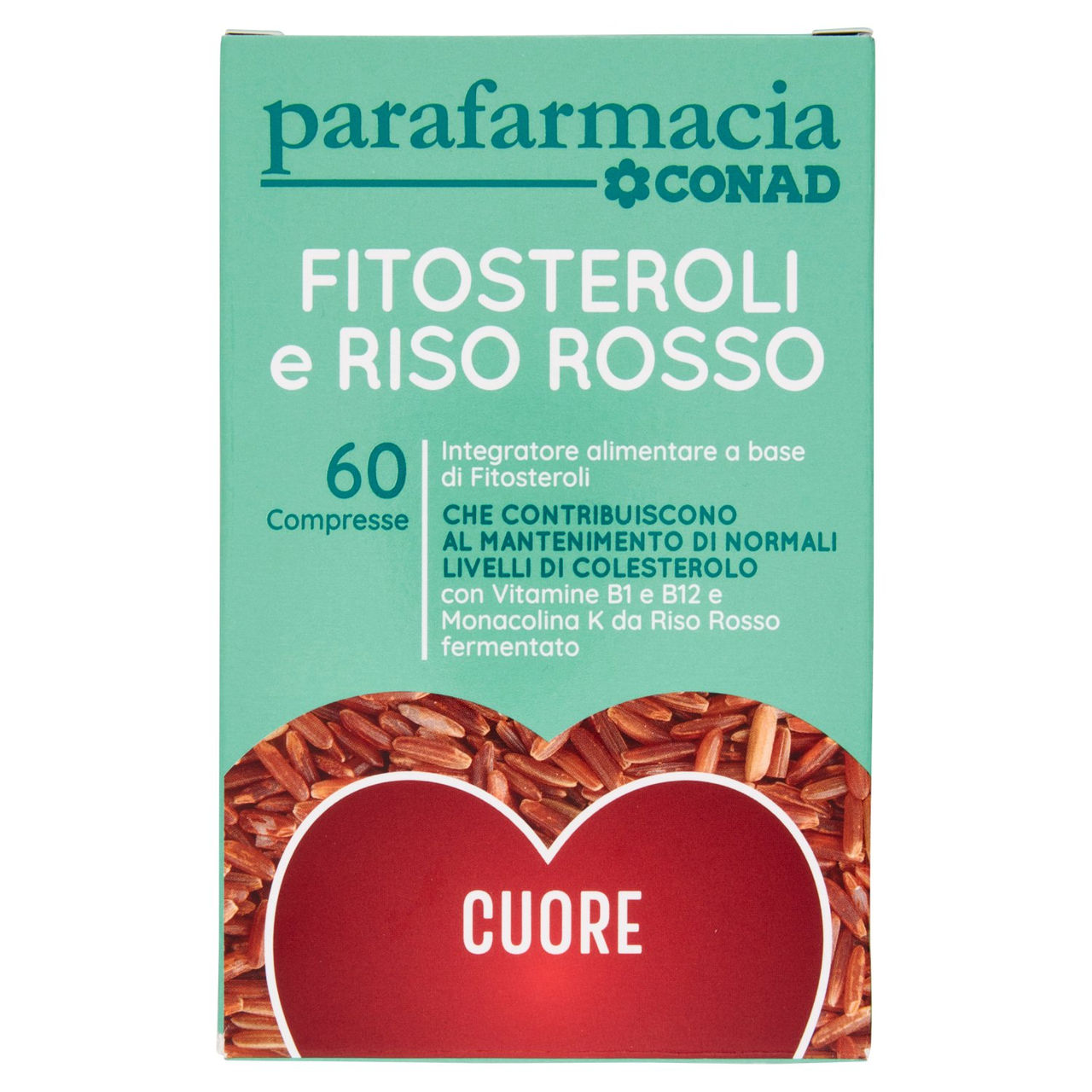 CONAD Parafarmacia Fitosteroli e Riso Rosso 60 Compresse 61,2 g