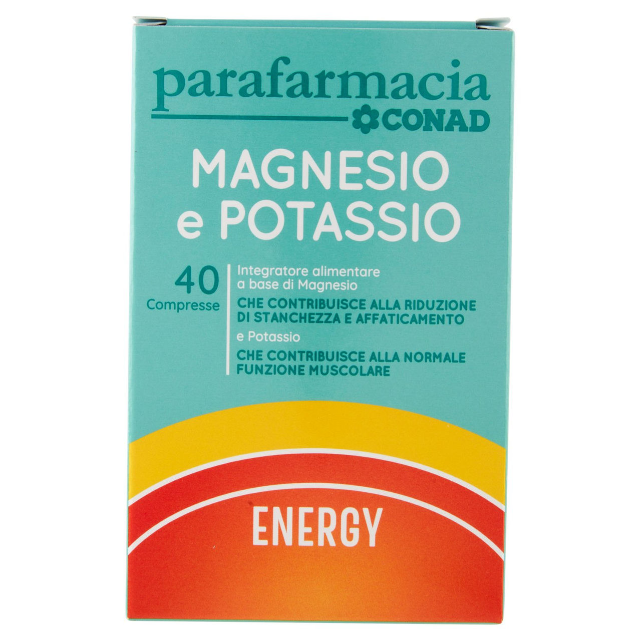 CONAD Parafarmacia Magnesio e Potassio 40 Compresse 41,2 g