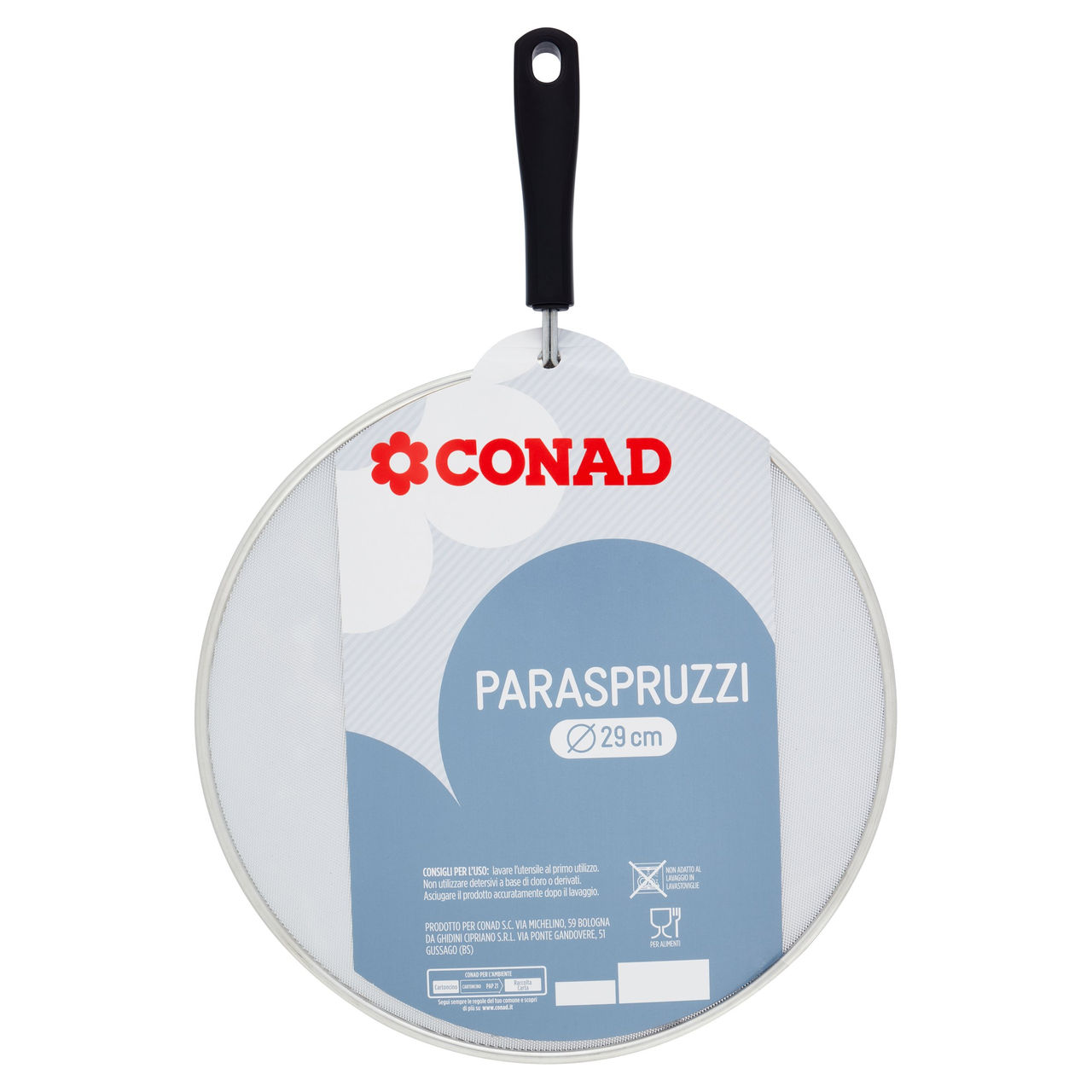 CONAD Paraspruzzi Ø 29 cm