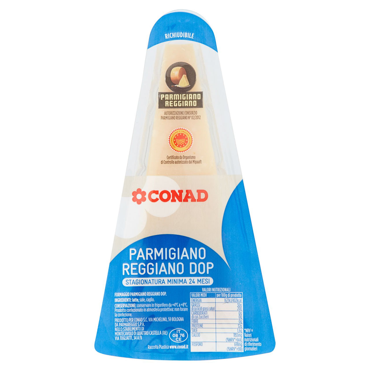 CONAD Parmigiano Reggiano DOP Stagionatura Minima 24 mesi 250 g
