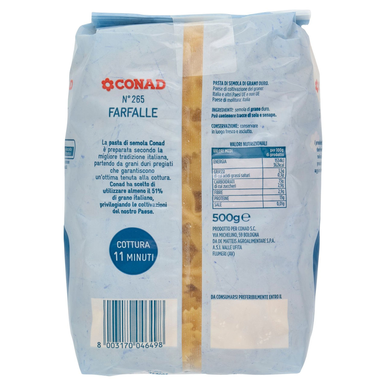 Farfalle 500 g Conad in vendita online