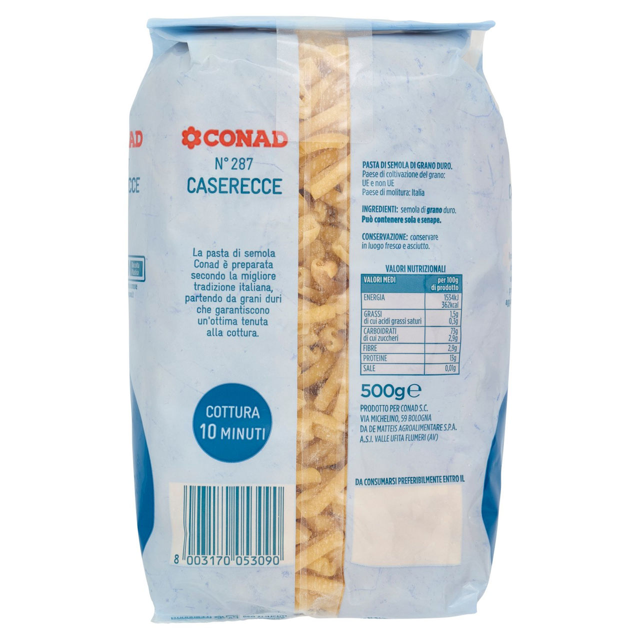Caserecce 500 g Conad in vendita online