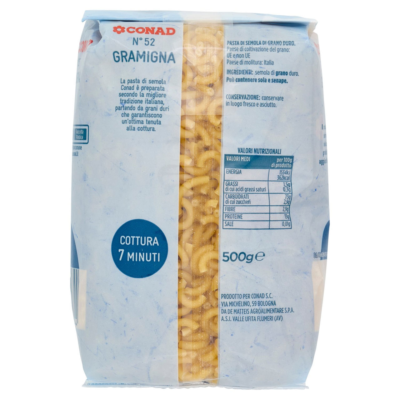 Gramigna 500 g Conad in vendita online