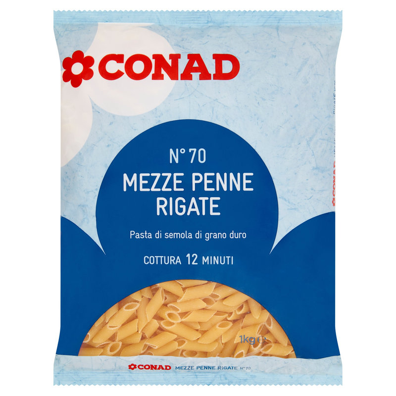 Mezze penne Pasta di semola di grano duro 1Kg n°70 Barilla - D'Ambros  Ipermercato