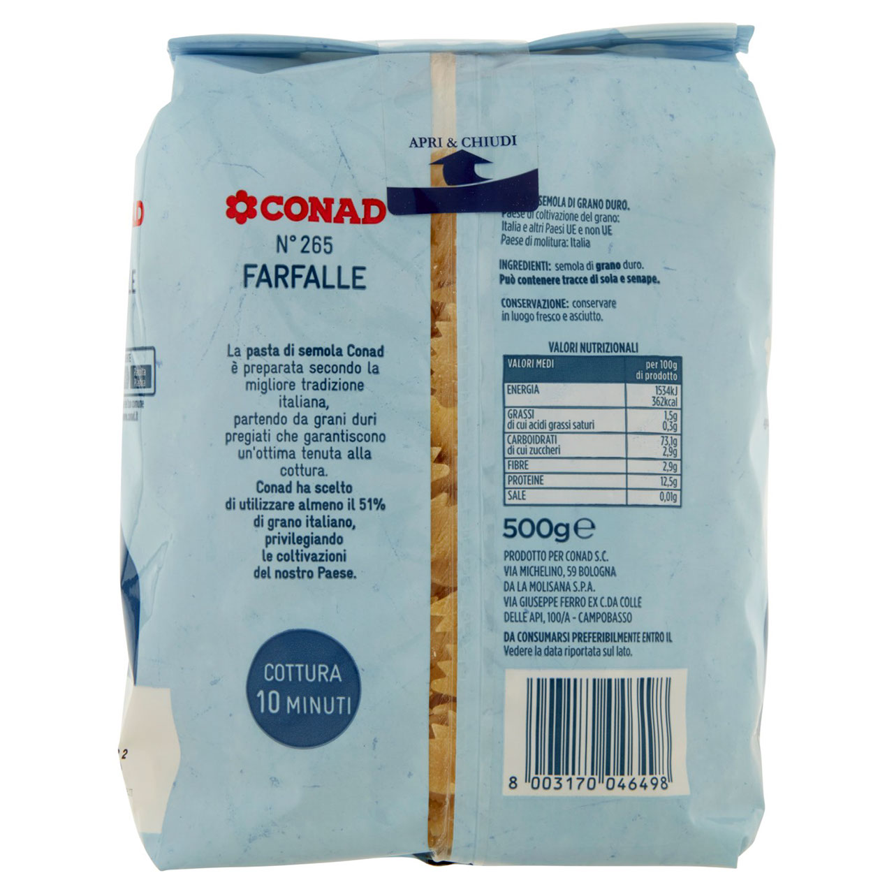 Farfalle 500 g Conad in vendita online