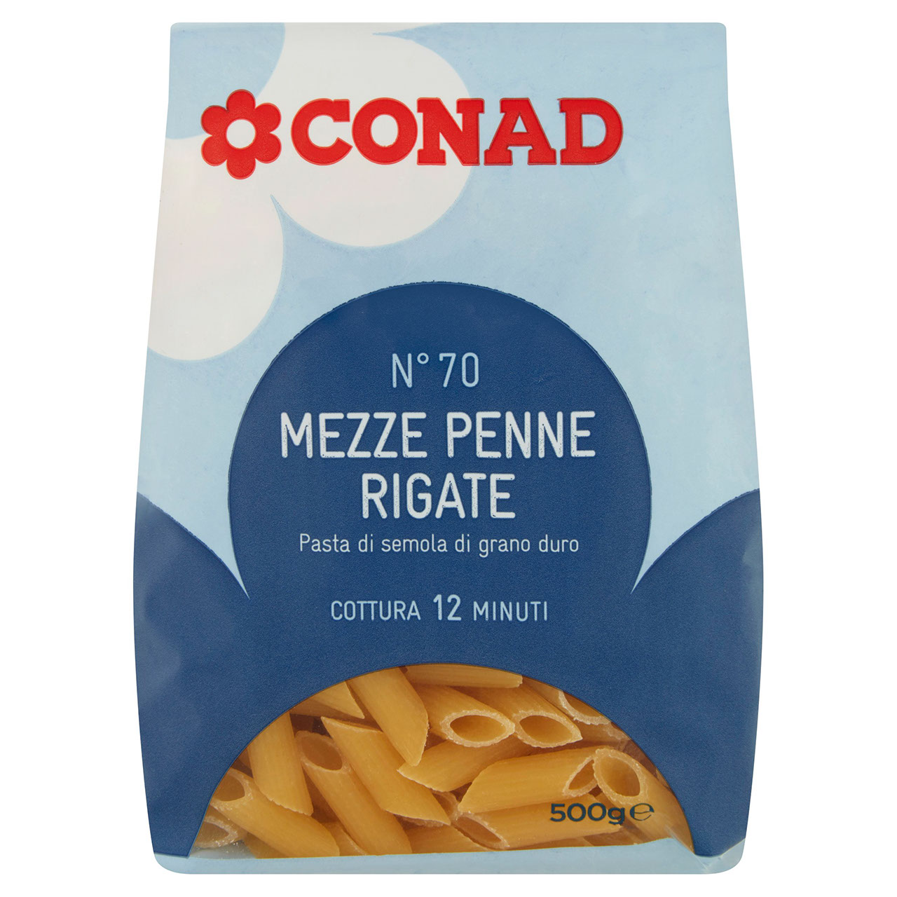 Mezze Penne Rigate 500 g Conad in vendita online | Conad