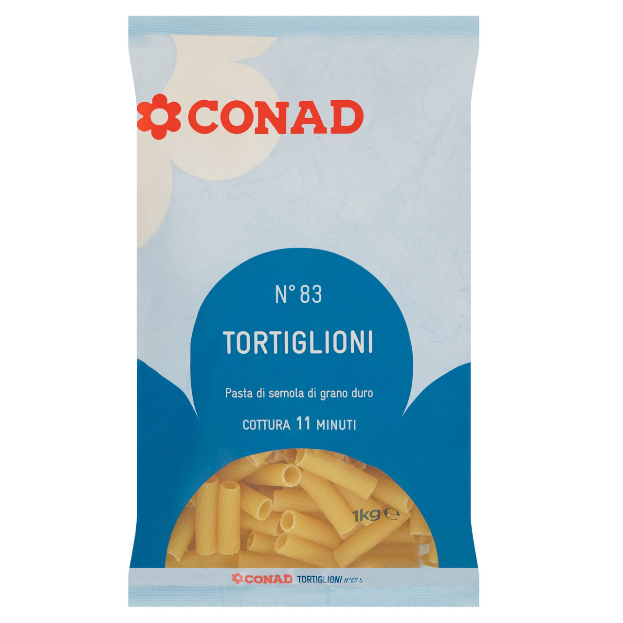 CONAD - Tortiglioni di semola di grano duro 1 kg