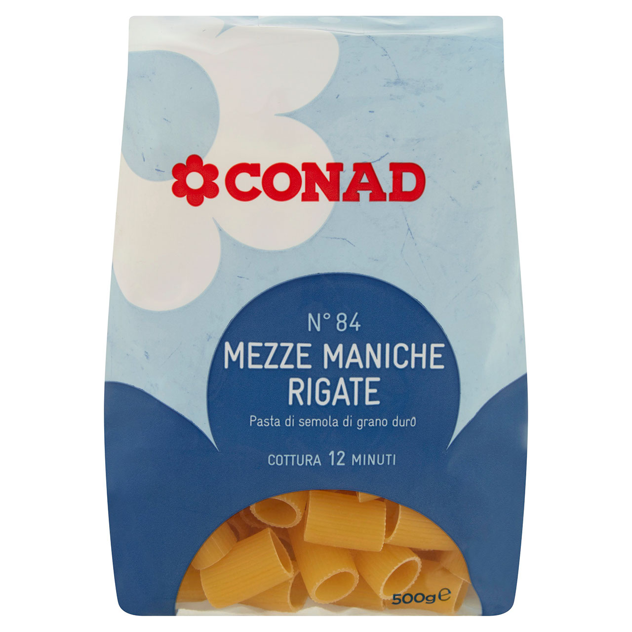 Mezze Maniche Rigate 500 g Conad in vendita online