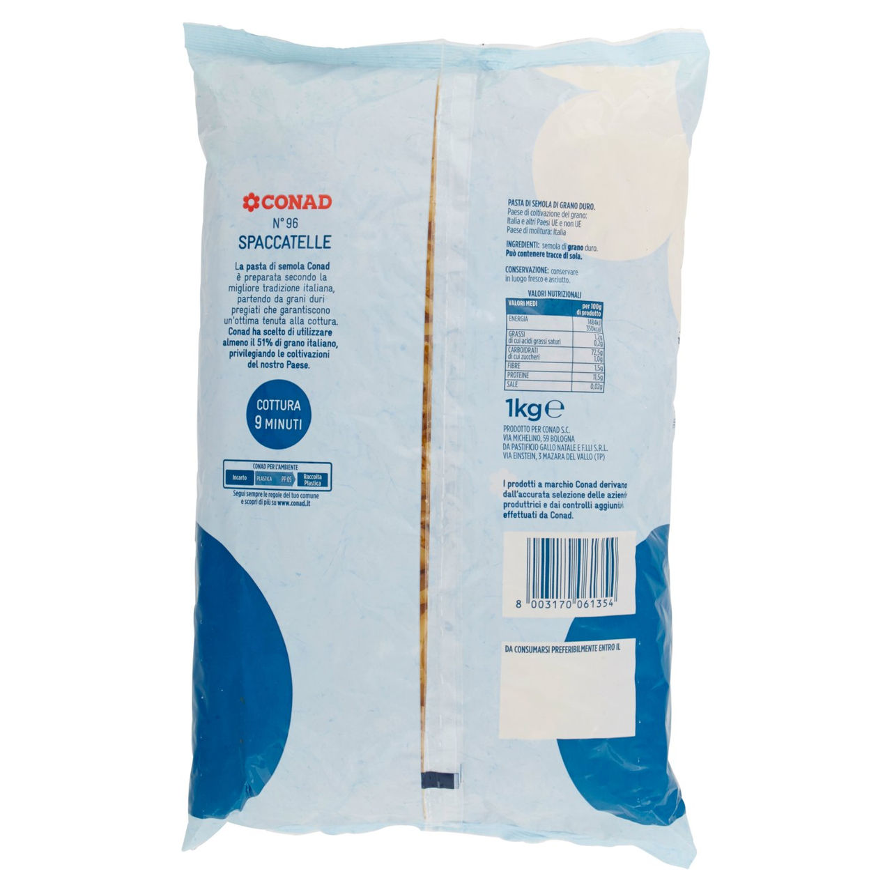 Spaccatelle 1 kg Conad in vendita online