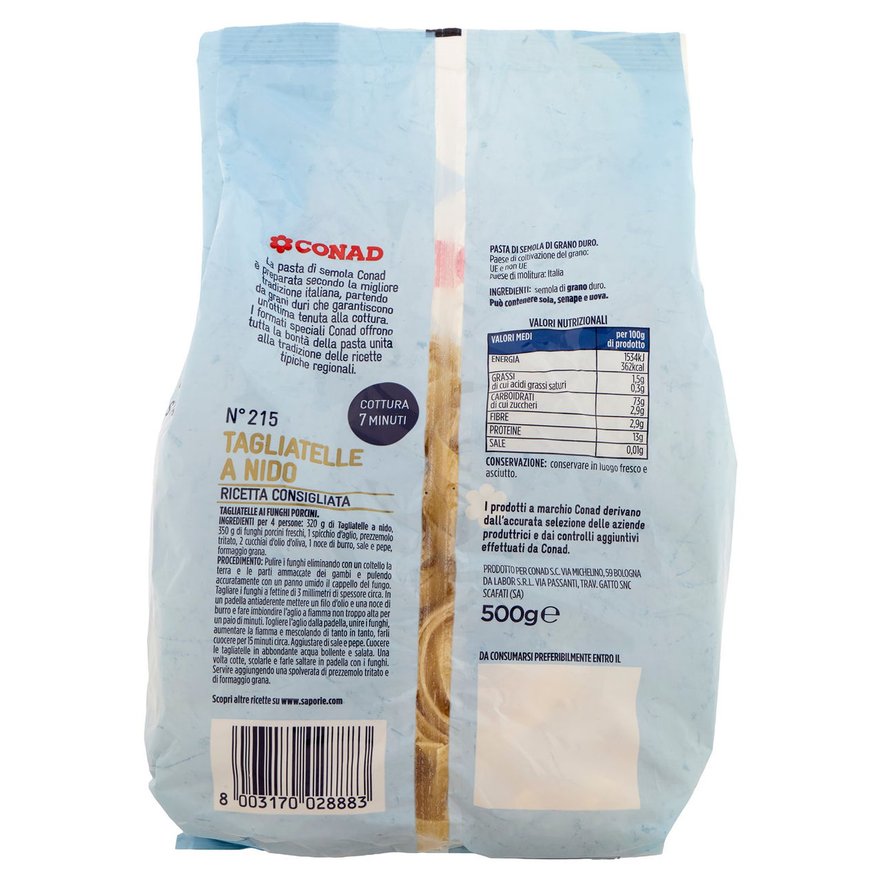 Tagliatelle a Nido 500 g Conad