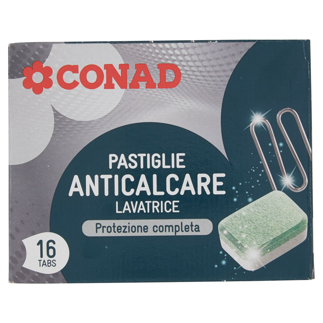 Pastiglie Anticalcare Lavatrice 16 tabs 256g Conad