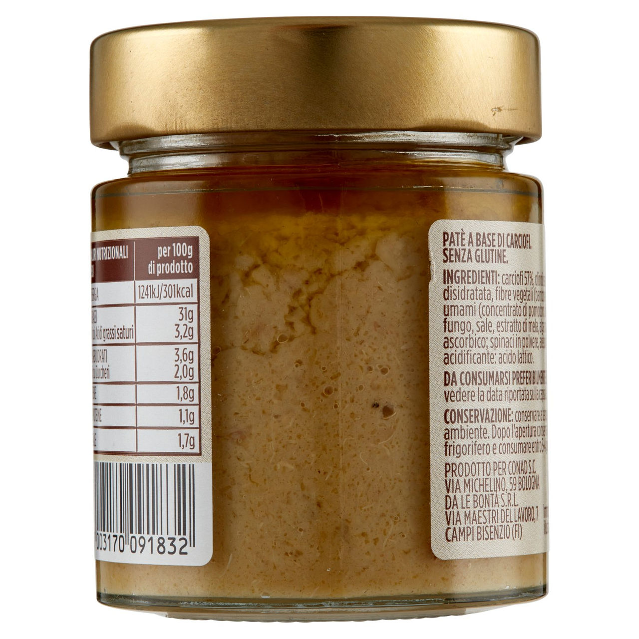 CONAD Patè di Carciofi 130 g