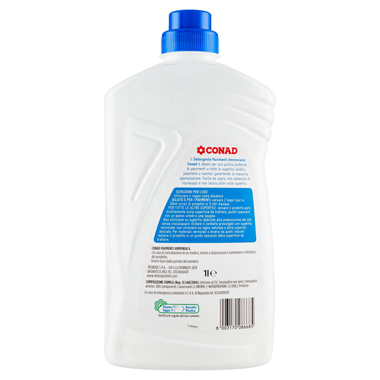 Detergente con ammoniaca Conad in vendita online