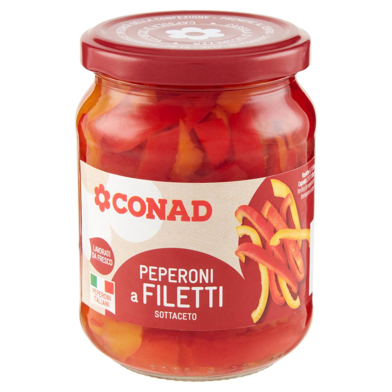 Peperoni a Filetti Sottaceto 300 g Conad