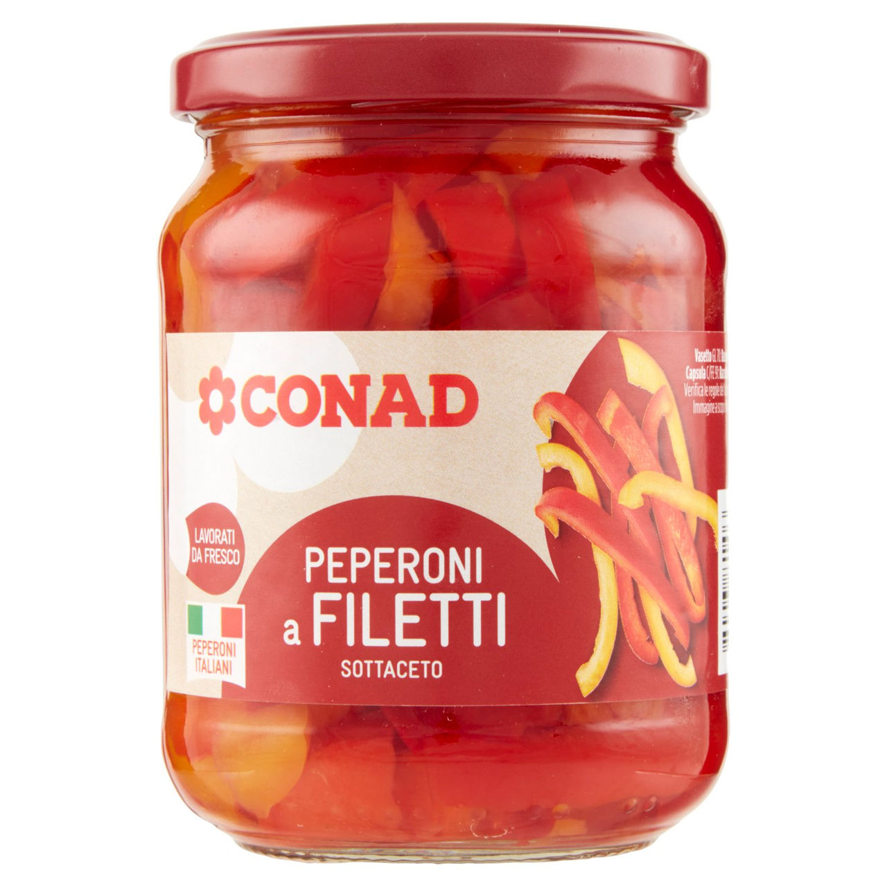 Peperoni a Filetti Sottaceto 300 g Conad