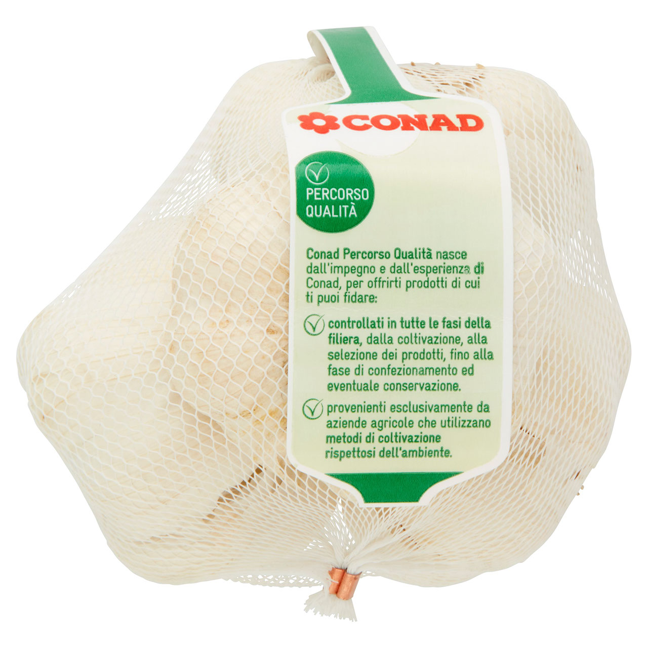 CONAD Percorso Qualità Aglio Bianco Secco Spagna cal. 45/60 300 g