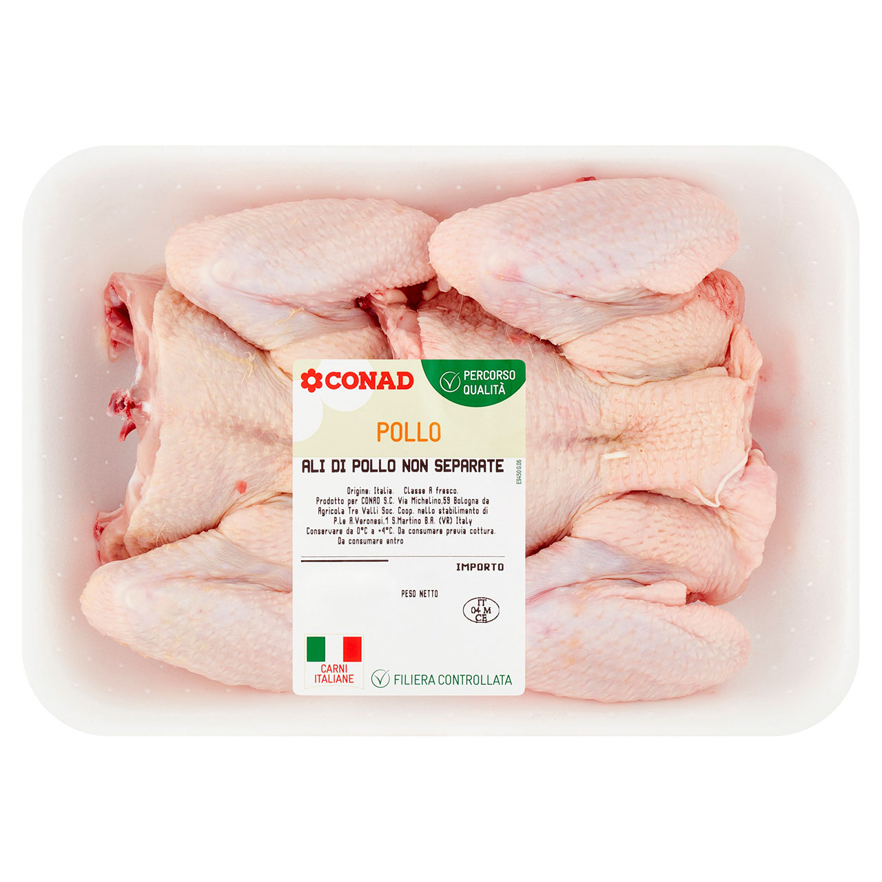 CONAD Percorso Qualità Ali di Pollo Non Separate