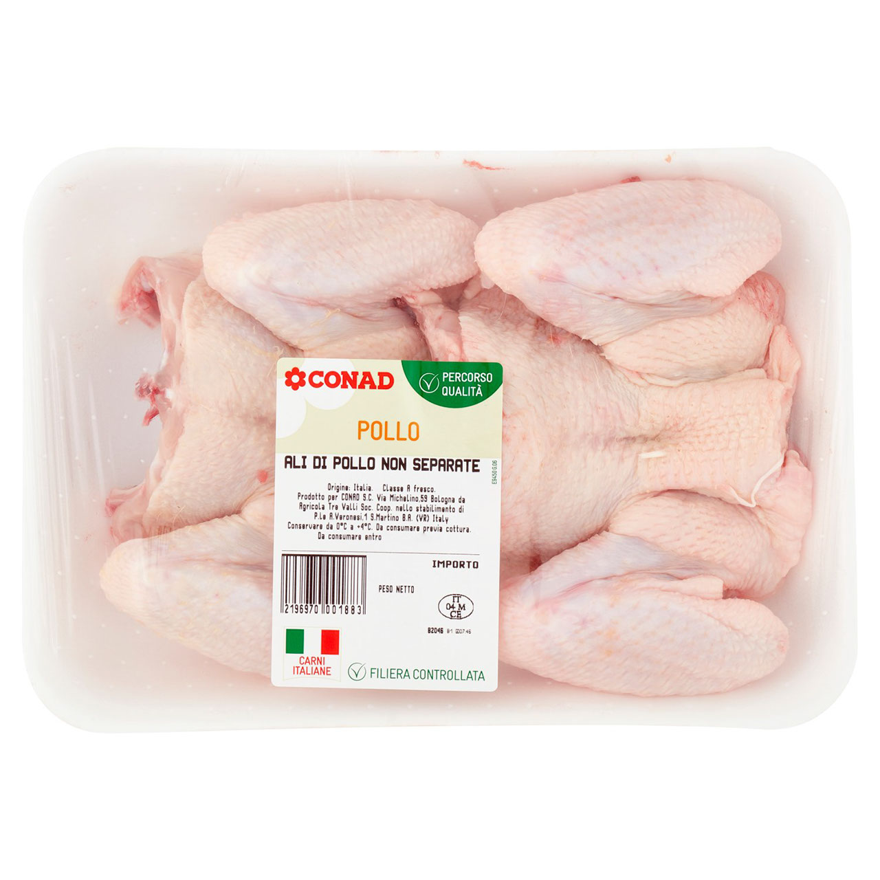 CONAD Percorso Qualità Ali di Pollo Non Separate