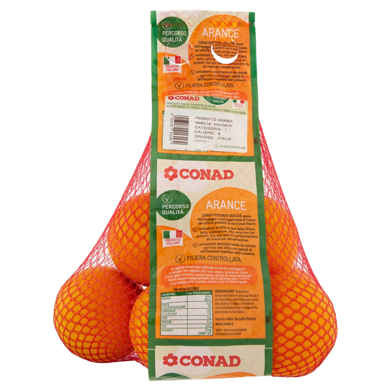 CONAD Percorso Qualità Arance Valencia Italia cal. 6 1,5 kg