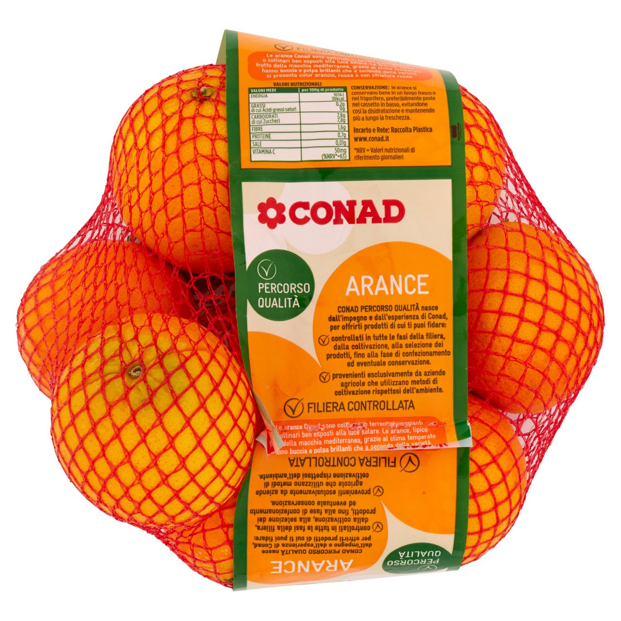 CONAD Percorso Qualità Arance Valencia Spagna cal. 7 1,5 kg