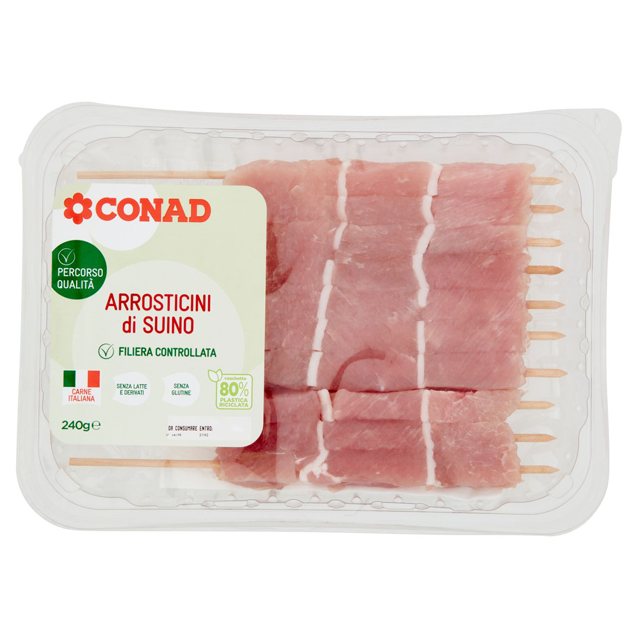 Arrosticini di Suino 240 g Percorso Qualità Conad