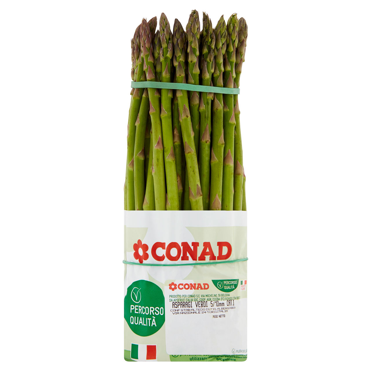 CONAD Percorso Qualità Asparagi Verdi Italia cal. 5/10 mm 500 g