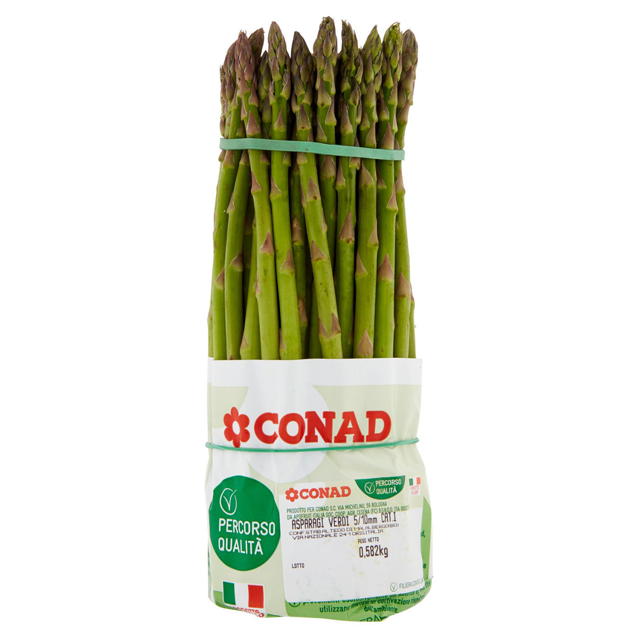 CONAD Percorso Qualità Asparagi Verdi Italia cal. 5/10 mm 500 g