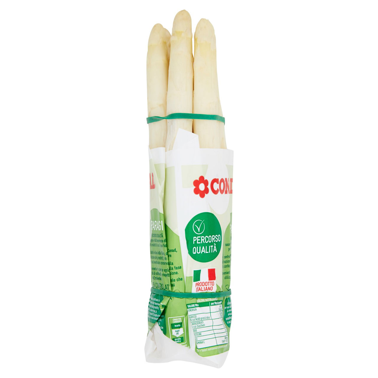 CONAD Percorso Qualità Asparago Bianco Italia cal. 16/22 500 g