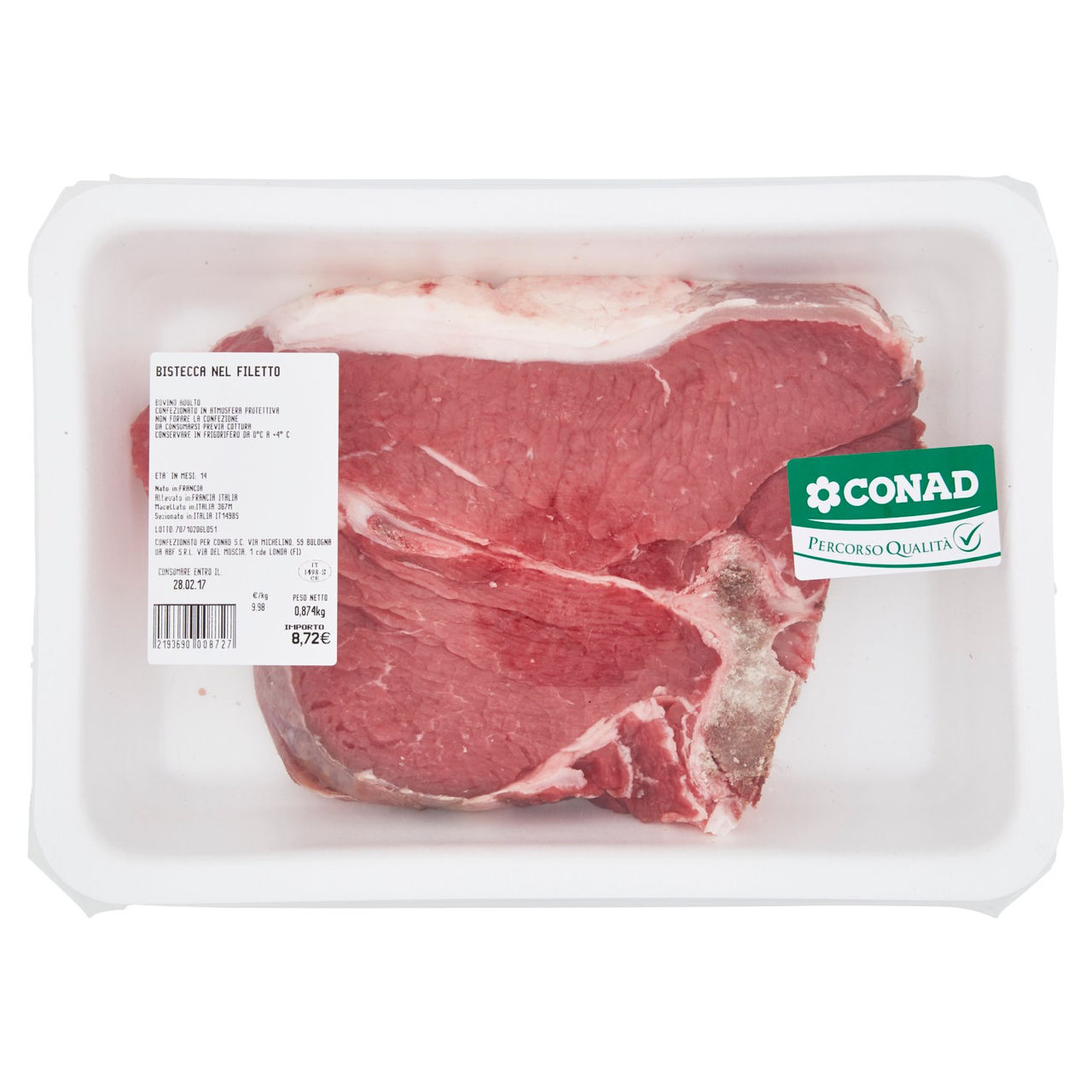 CONAD Percorso Qualità Bistecca nel Filetto