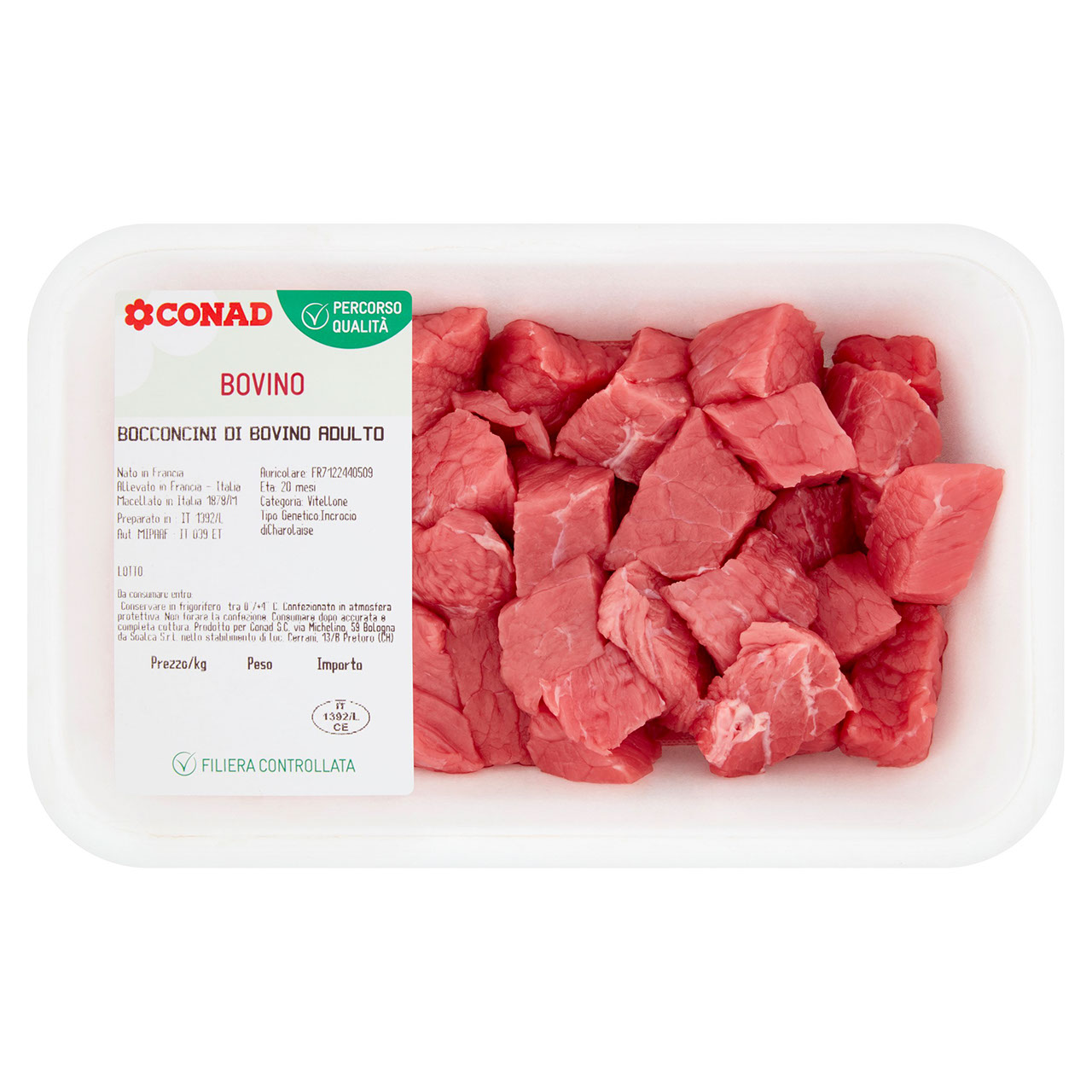 CONAD Percorso Qualità Bocconcini di Bovino Adulto