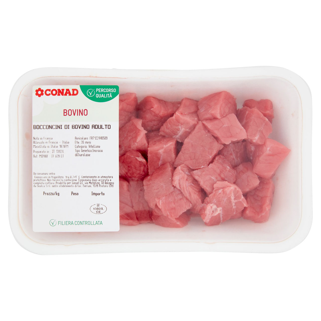 CONAD Percorso Qualità Bocconcini di Bovino Adulto