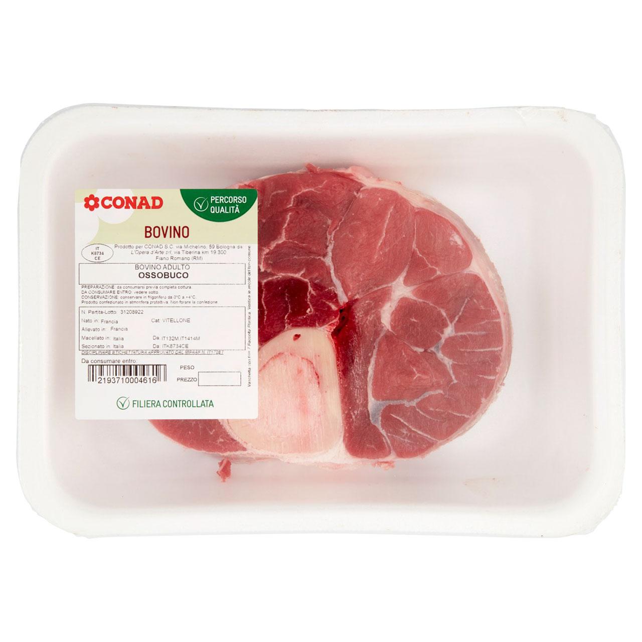 CONAD Percorso Qualità Bovino Adulto Ossobuco