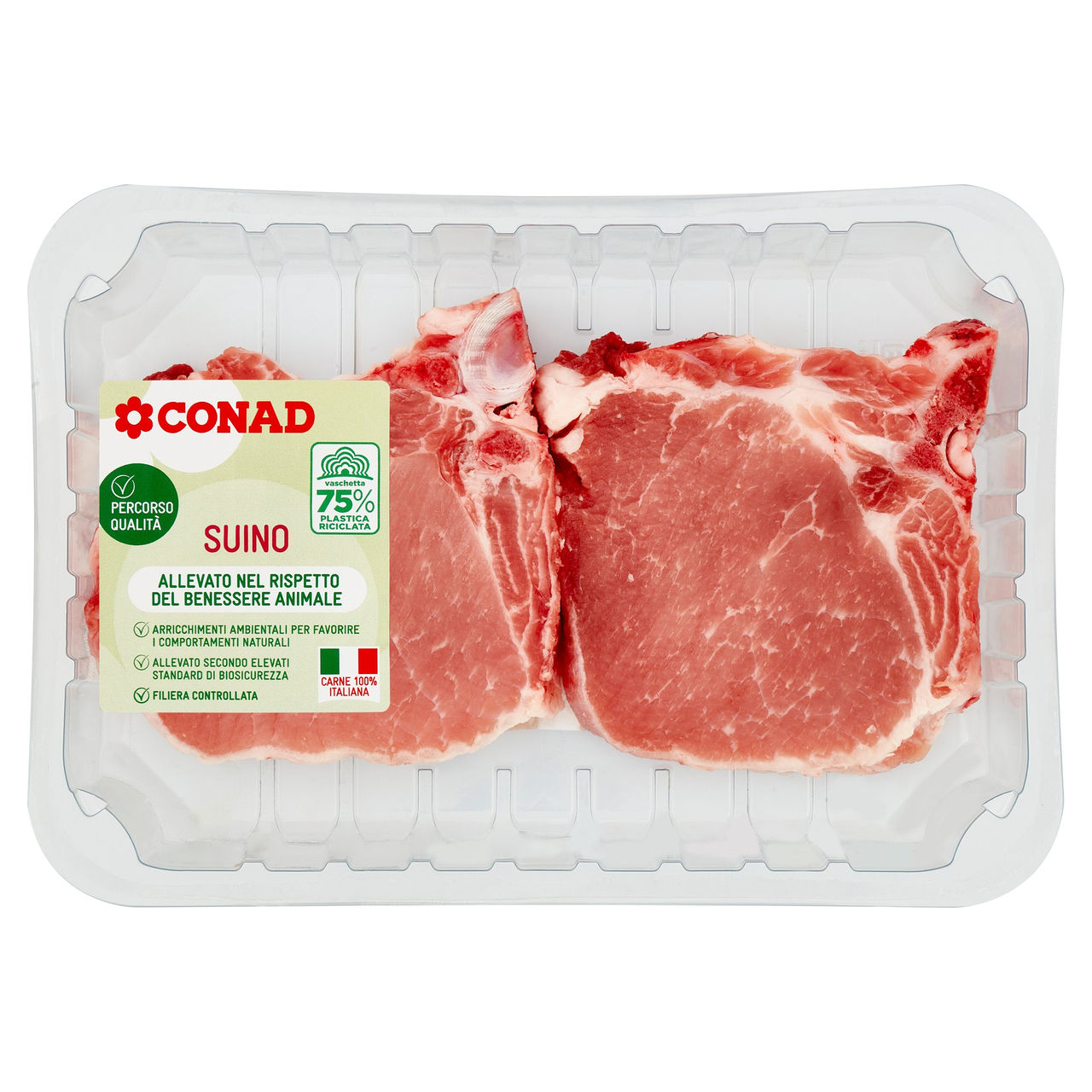 CONAD Percorso Qualità Braciola di Lombo di Suino benessere