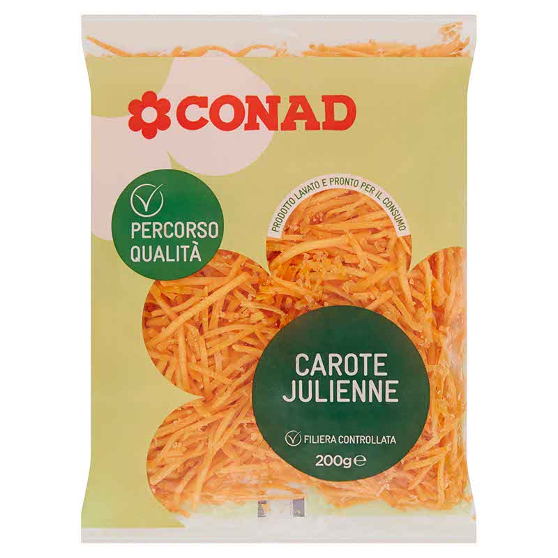 Carote Julienne 200 g Percorso Qualità Conad