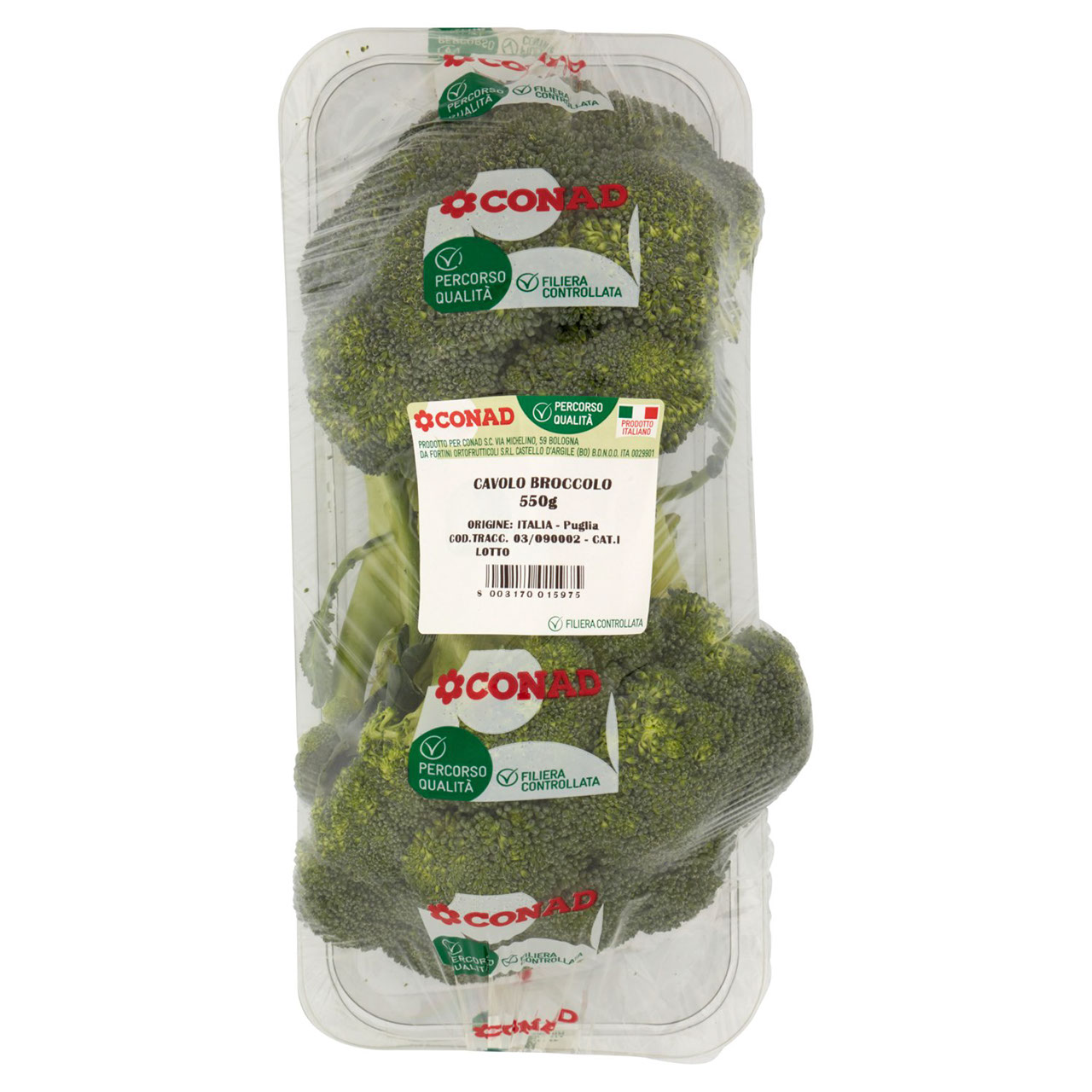 CONAD Percorso Qualità Cavolo Broccolo 550 g