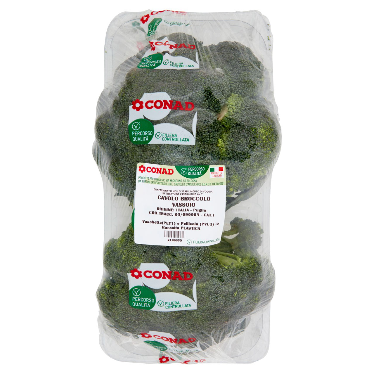 CONAD Percorso Qualità Cavolo Broccolo Vassoio Italia
