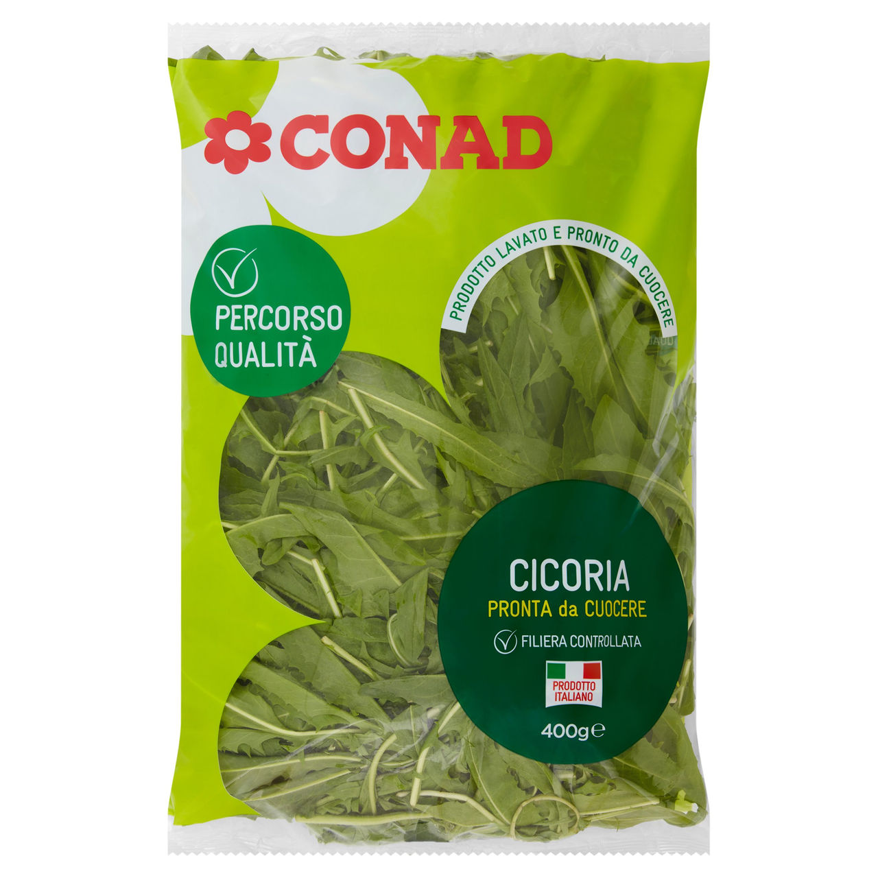 CONAD Percorso Qualità Cicoria Pronta da Cuocere 400 g