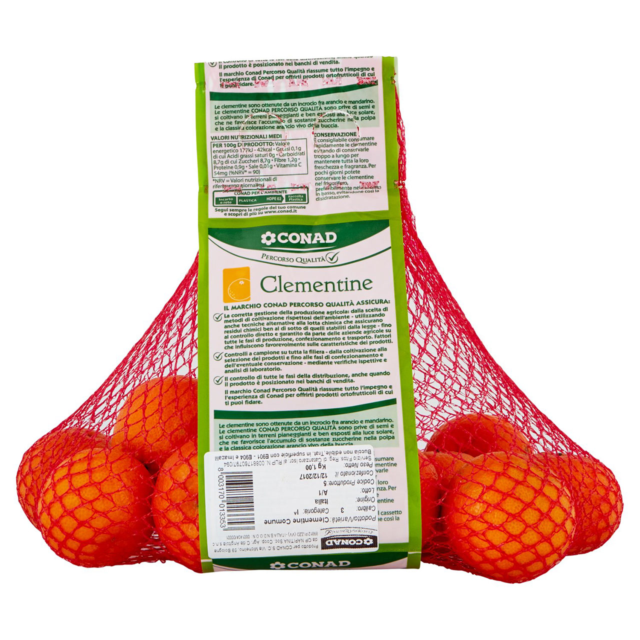 CONAD Percorso Qualità Clementine Italia cal. 3 1 kg