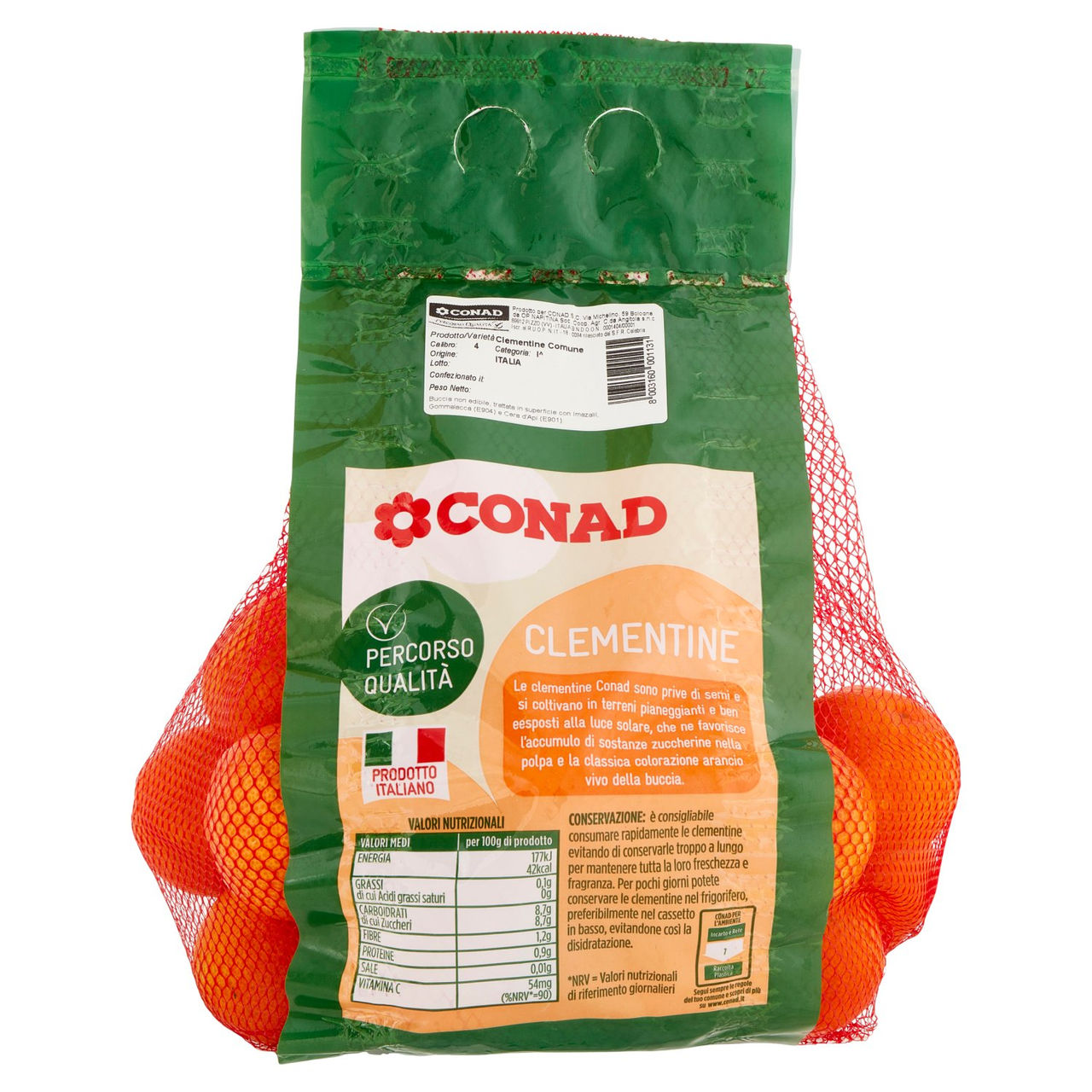 CONAD Percorso Qualità Clementine Italia cal. 4 2 kg