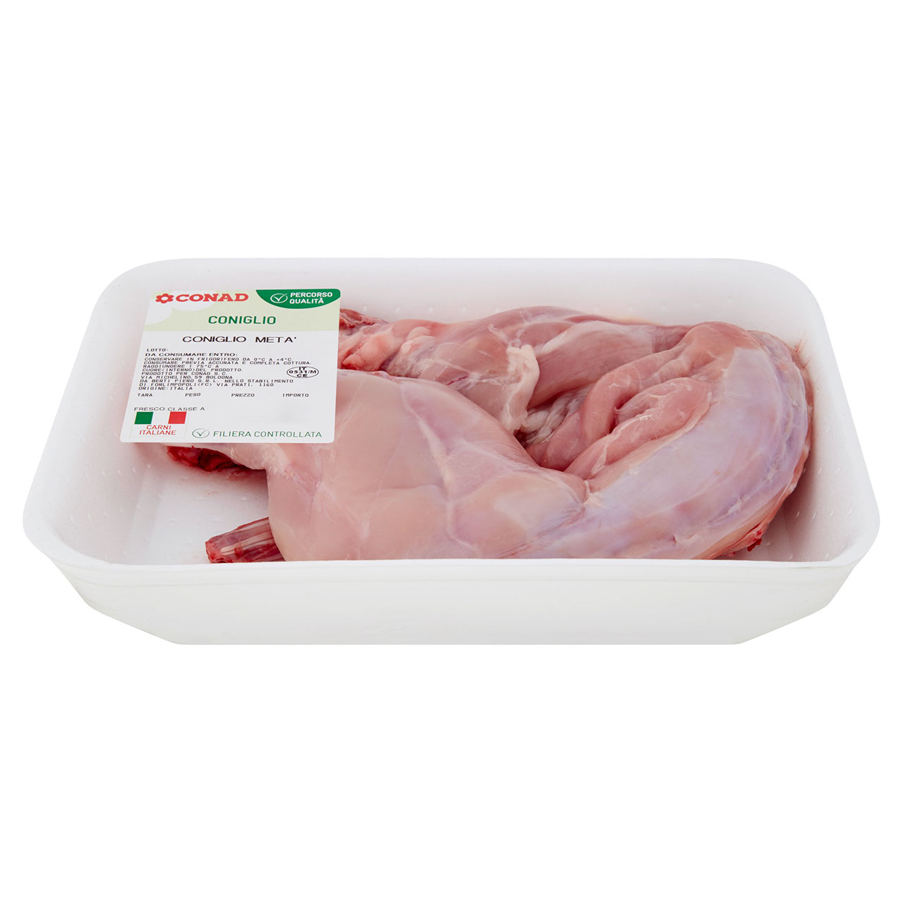 CONAD Percorso Qualità Coniglio Metà