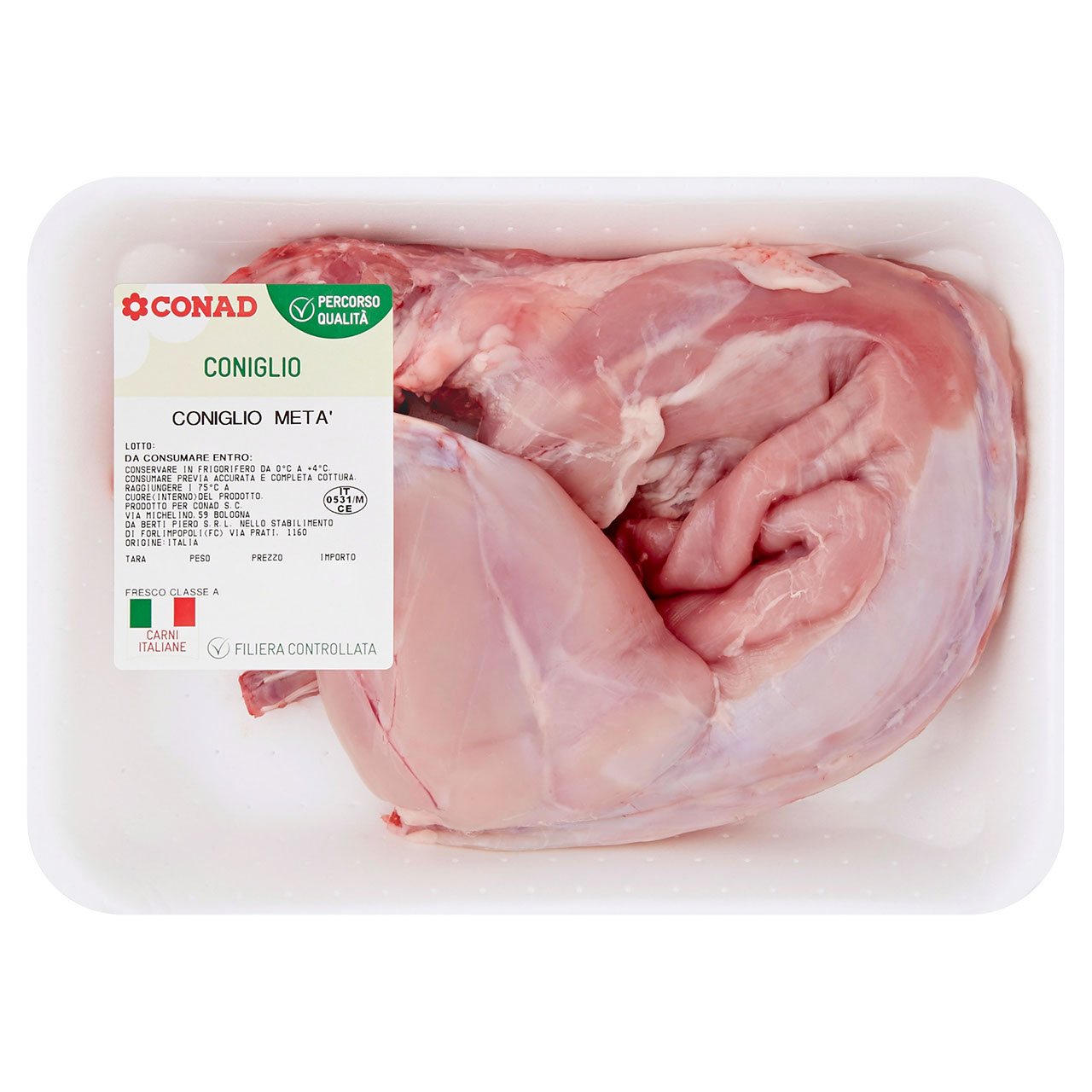 CONAD Percorso Qualità Coniglio Metà