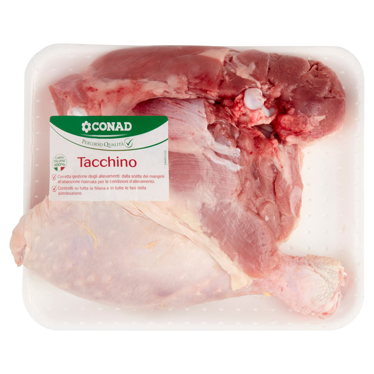 CONAD Percorso Qualità Coscia di Tacchino in Parti