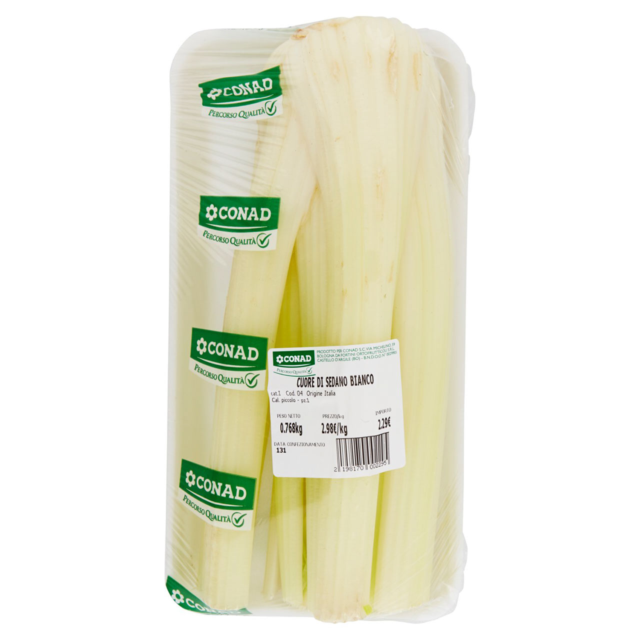 CONAD PERCORSO QUALITÀ Cuore di Sedano Bianco Italia cal. piccolo