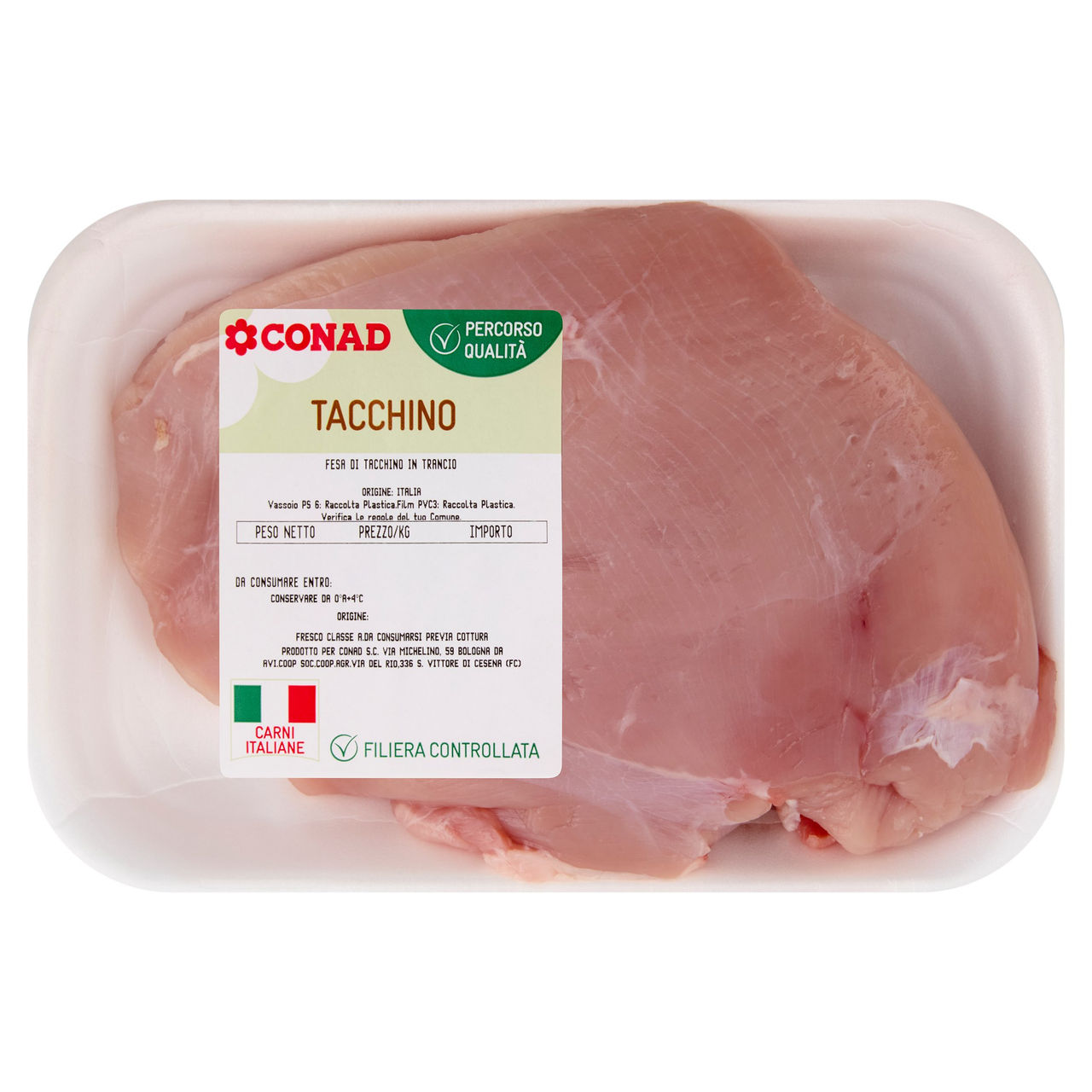 CONAD Percorso Qualità Fesa di Tacchino in Trancio