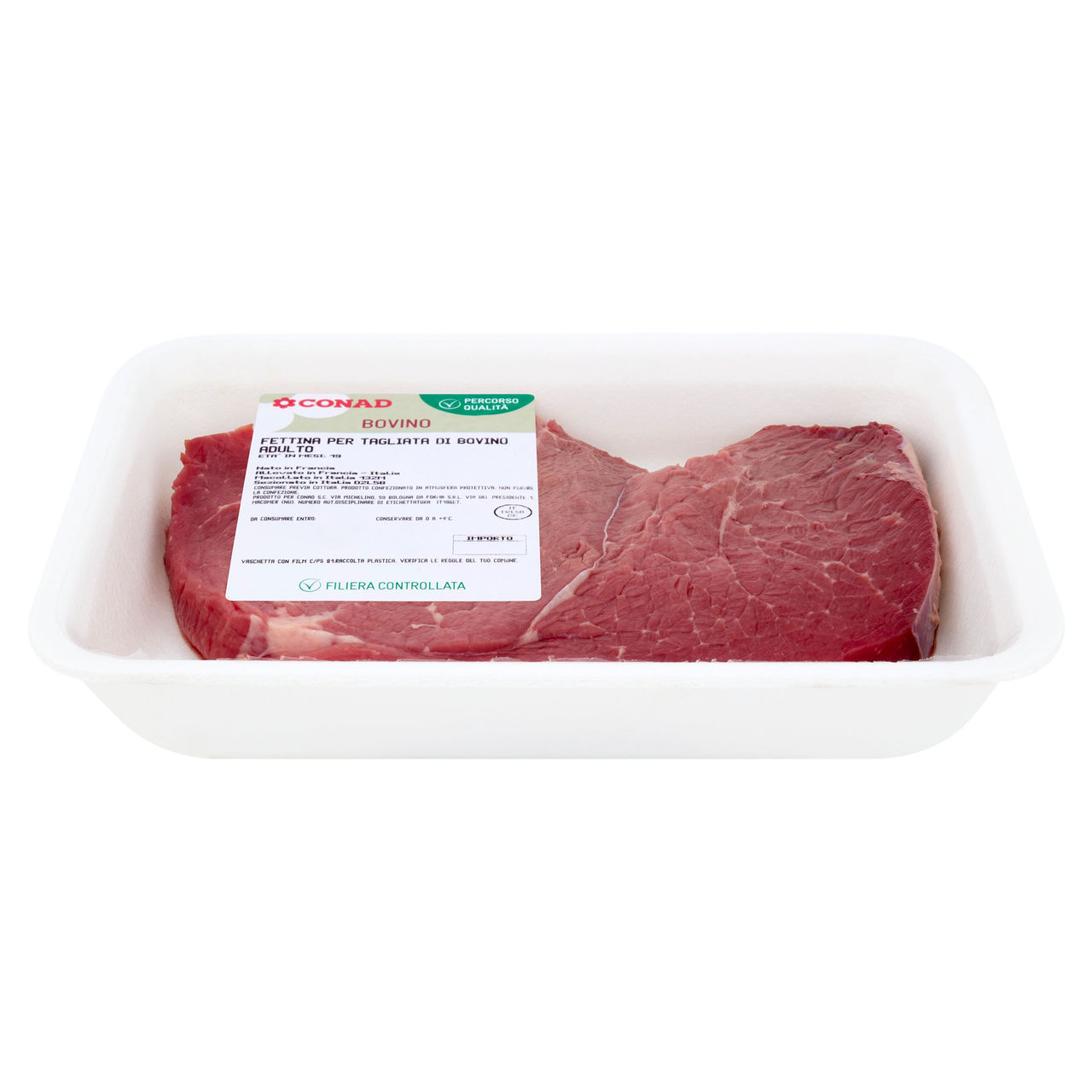 CONAD Percorso Qualità Fettina per Tagliata di Bovino Adulto